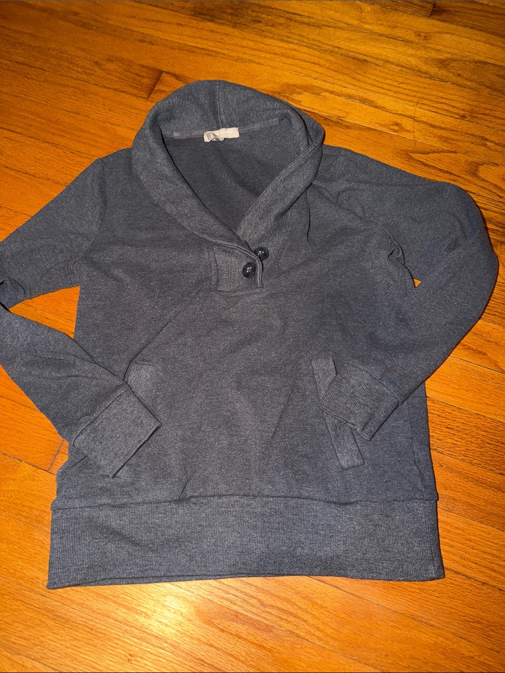 Women’s Shawl Collar Pullover Sweater - Charcoal Banana Republic size sm